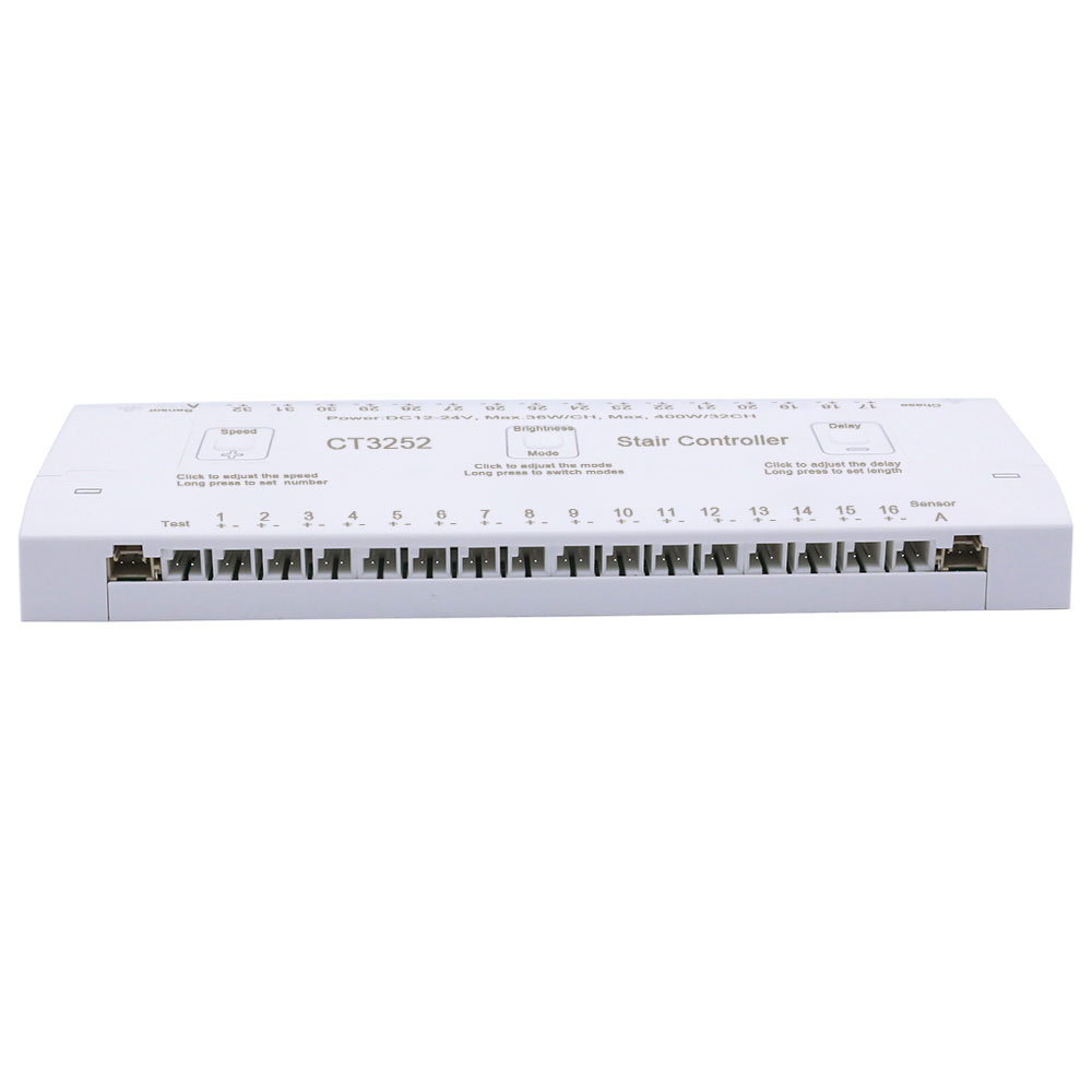 CT3288 DC12-24V Smart Sensor 32-way Steps LED controller CT3288 DC12-24V Smart Sensor 32-way Steps LED controller